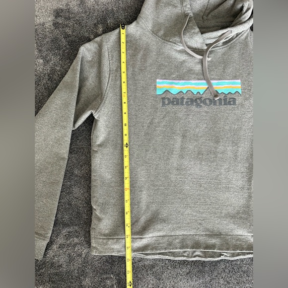 Patagonia Women's Gray Uprisal Graphic Logo Pullover Hoodie, Medium - Picture 7 of 8